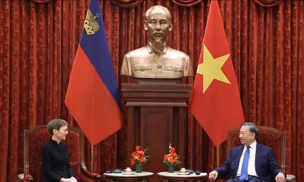 Tổng Bí thư, Chủ tịch nước Tô Lâm tiếp Thủ tướng Công quốc Liechtenstein