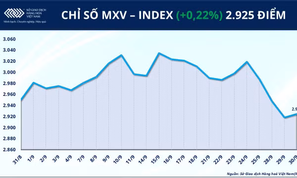 Thị trường hàng hóa diễn biến trái chiều, MXV-Index quay đầu tăng nhẹ lên 2.925 điểm