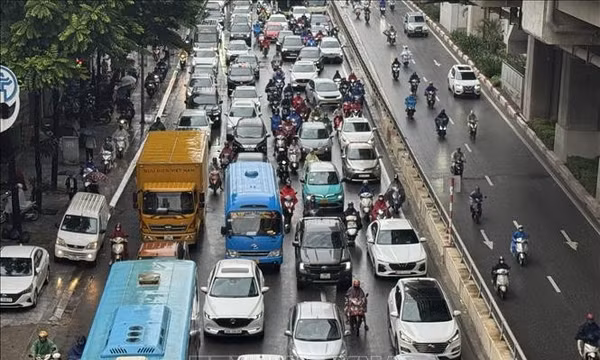 Tổ chức giao thông đường Nguyễn Trãi, phục vụ thi công đường Vành đai 2,5