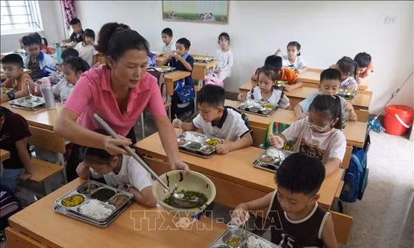 Bữa ăn bán trú: Không chỉ chuyện đủ món, đúng định lượng