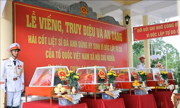 Đà Nẵng: Hoàn thành lấy mẫu ADN gần 26.000 mộ liệt sĩ