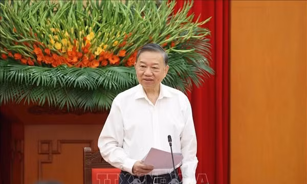 Tổng Bí thư, Chủ tịch nước làm việc với Ban Chính sách, chiến lược Trung ương