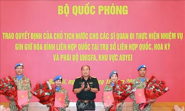 Việt Nam có thêm 2 sĩ quan đảm nhiệm vị trí chuyên gia tại Trụ sở Liên hợp quốc
