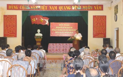 Đoàn đại biểu Quốc hội TP Đà Nẵng và tỉnh Hà Nam tiếp xúc cử tri ảnh 1