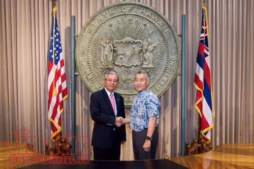 Đại sứ Việt Nam tại Hoa Kỳ thăm Bộ Chỉ huy Thái Bình Dương và bang Hawaii ảnh 1