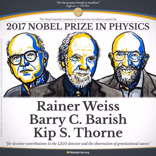 Giải Nobel Vật lý 2017 vinh danh công trình dò tìm sóng hấp dẫn ảnh 1