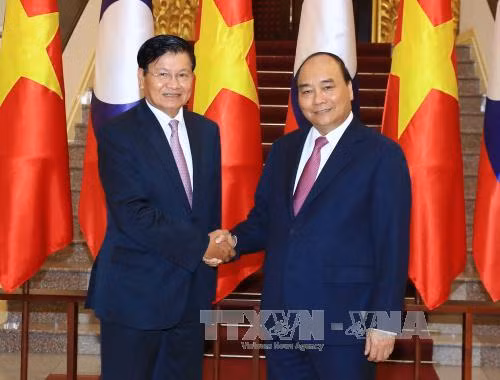 Thủ tướng Nguyễn Xuân Phúc dự Kỳ họp lần thứ 40 Ủy ban liên Chính phủ Việt Nam - Lào ảnh 1