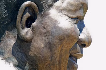 Di dời thỏ trong tai tượng cố lãnh đạo Nelson Mandela ảnh 2