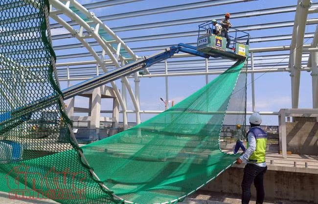 Cận cảnh thi công nhà ga và lắp ráp mái vòm tuyến metro Bến Thành - Suối Tiên ảnh 2