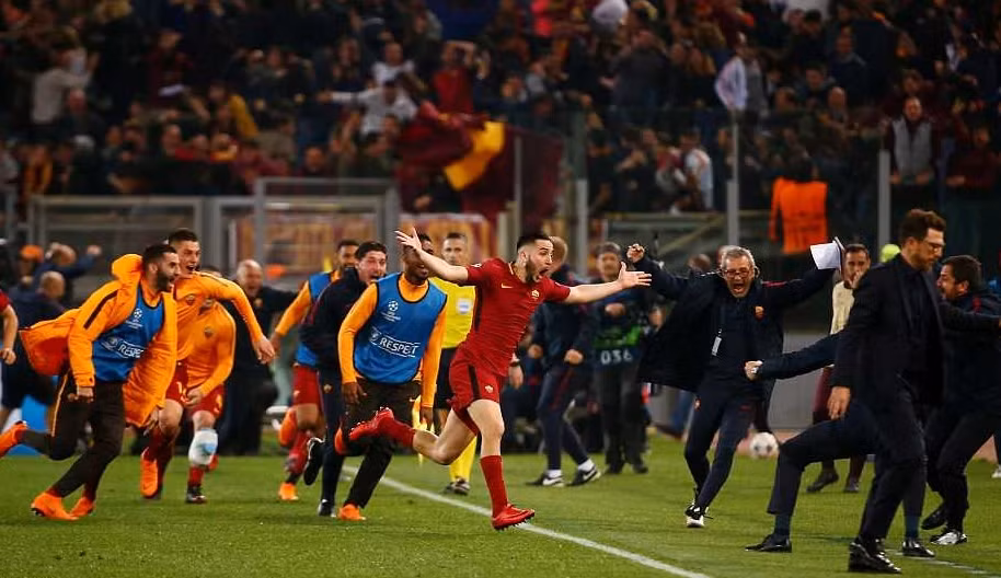 Giành chiến thắng 'không tưởng', AS Roma hất cẳng Barca khỏi Champions League ảnh 4