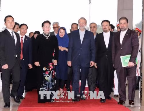 Chủ tịch Quốc hội Iran kết thúc chuyến thăm chính thức Việt Nam ảnh 1