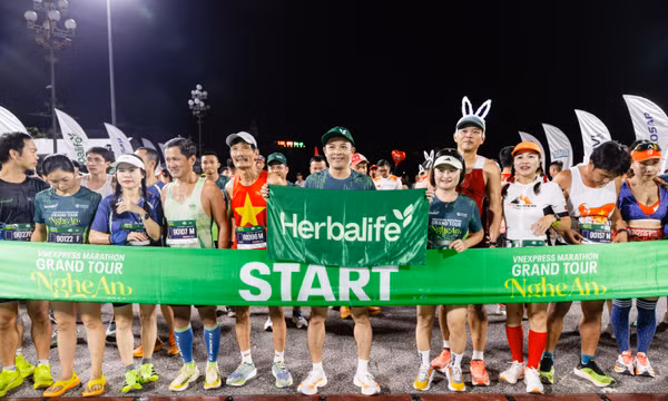 Herbalife Việt Nam đồng hành cùng VnExpress Marathon Nghệ An