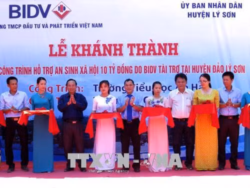 Khánh thành cụm công trình an sinh xã hội tại huyện đảo Lý Sơn, Quảng Ngãi ảnh 1