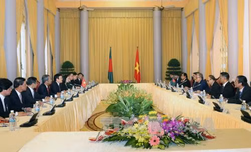 Chủ tịch nước hội đàm với Tổng thống Bangladesh ảnh 3