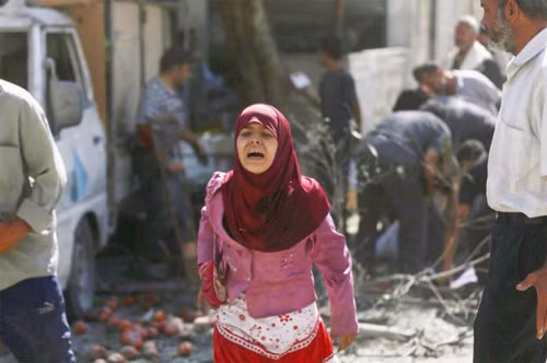 Quân đội Syria không kích cứ địa của phiến quân ảnh 1