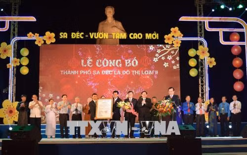 Thành phố Sa Đéc trở thành đô thị loại II sớm hơn dự kiến ảnh 1