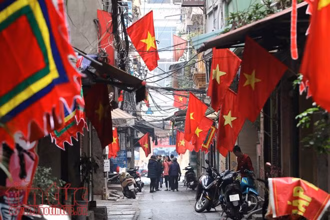 Khoảng khắc yên bình của Hà Nội ngày đầu năm mới ảnh 9