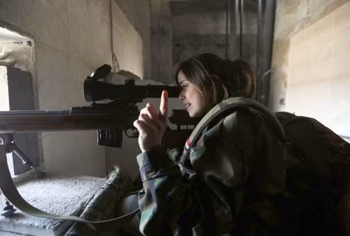 Những nữ quân nhân khả ái và dũng cảm của Syria ảnh 6