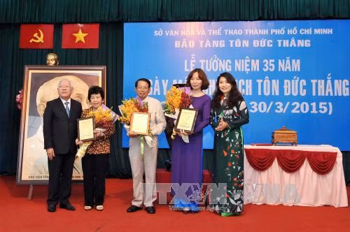 Tưởng niệm 35 năm ngày mất Chủ tịch Tôn Đức Thắng ảnh 1