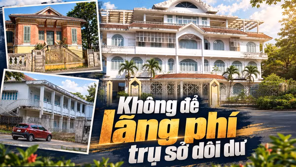 Không để lãng phí trụ sở dôi dư
