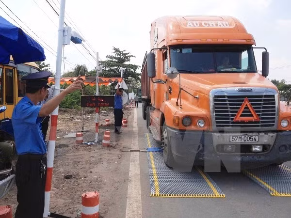 Bình Thuận kiểm soát chặt xe quá tải ảnh 1