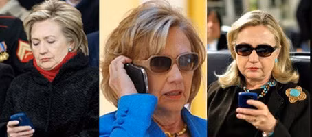 Bà Clinton tiến lên, BlackBerry dừng lại ảnh 1