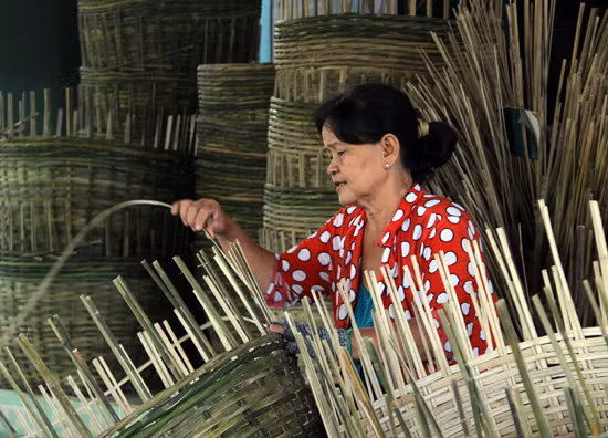 Bảo tồn nghề đan lát truyền thống ở Ngã Bảy ảnh 1