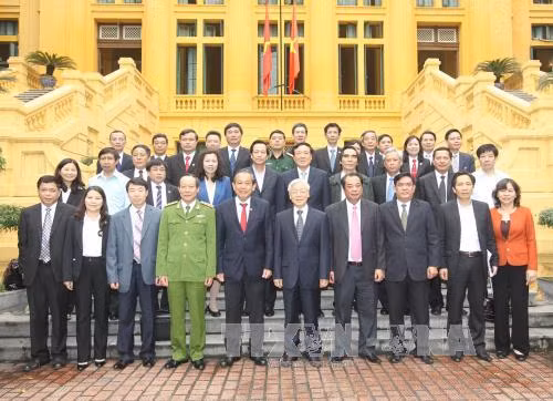 Tổng Bí thư làm việc với Tòa án nhân dân tối cao ảnh 3