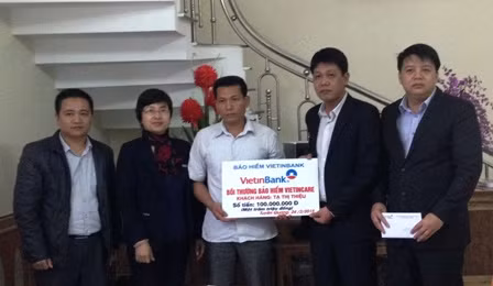 Bảo hiểm VietinBank chi trả 100 triệu đồng tiền bảo hiểm ảnh 1