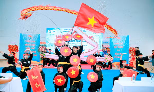 Sôi động Liên hoan Võ nhạc phường An Lạc lần thứ nhất