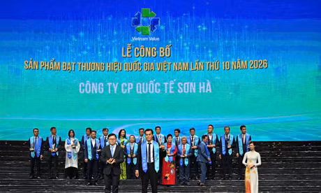 Thương hiệu Quốc gia Việt Nam 2026: Vinh danh 5 sản phẩm Sơn Hà