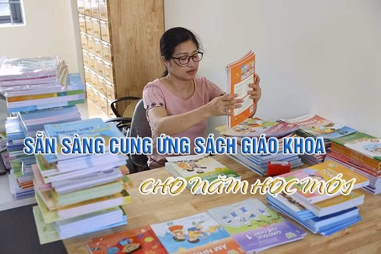 Sẵn sàng cung ứng sách giáo khoa cho năm học mới