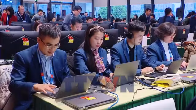 TTXVN - Cơ quan báo chí chủ lực góp phần vào thành công chung của Đại hội XIV
