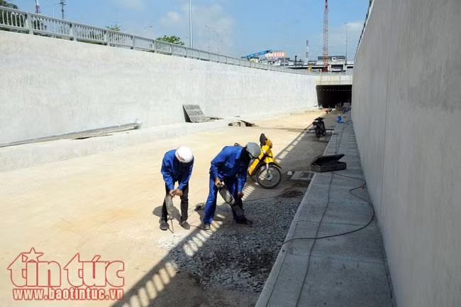 Cận cảnh hầm chui An Sương chuẩn bị đưa vào hoạt động ảnh 2