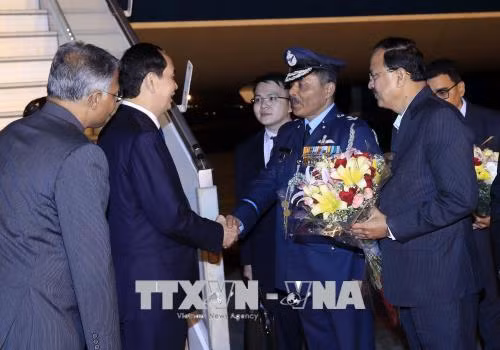 Chủ tịch nước Trần Đại Quang bắt đầu chuyến thăm cấp Nhà nước tới Cộng hòa Ấn Độ ảnh 2