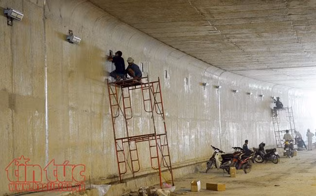 Cận cảnh hầm chui An Sương chuẩn bị đưa vào hoạt động ảnh 3