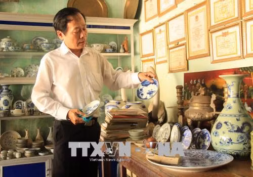 'Bảo tàng' cổ vật quý hiếm của thầy giáo Phương ảnh 1