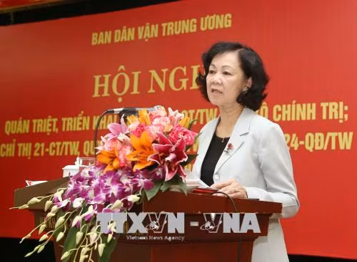 Quán triệt các văn bản mới của Bộ Chính trị, Ban Bí thư về công tác dân vận ảnh 1