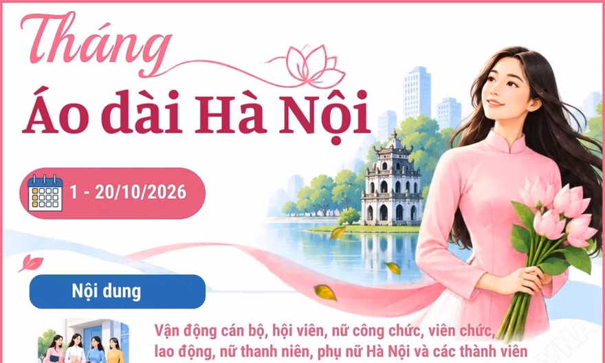 Tháng áo dài Hà Nội