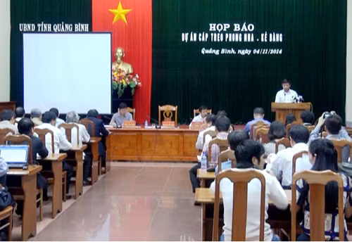Họp báo Dự án cáp treo Phong Nha-Kẻ Bàng ảnh 2