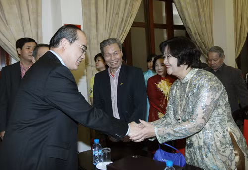 Đồng chí Nguyễn Thiện Nhân dự Ngày hội Đại đoàn kết phường Quán Thánh, Hà Nội ảnh 2