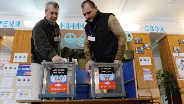 Donetsk và Lugansk tiến hành bầu cử ảnh 1