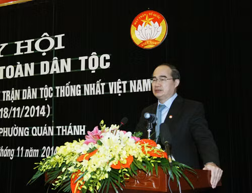 Đồng chí Nguyễn Thiện Nhân dự Ngày hội Đại đoàn kết phường Quán Thánh, Hà Nội ảnh 1