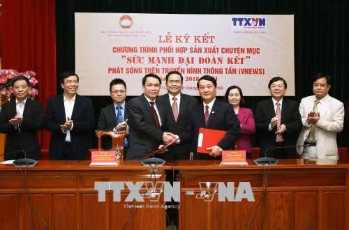 Phát sóng chuyên mục 'Sức mạnh Đại đoàn kết' trên Kênh Truyền hình Thông tấn ảnh 1