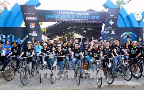 Trên 2.000 thanh niên ra quân Chiến dịch Giờ Trái đất 2018 ảnh 3