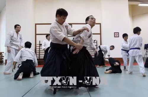 200 võ sư, huấn luyện viên biểu diễn võ AIKIDO tại Hà Nội ảnh 1