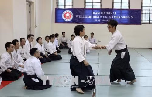 200 võ sư, huấn luyện viên biểu diễn võ AIKIDO tại Hà Nội ảnh 9