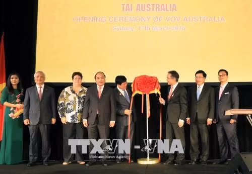 Thủ tướng Nguyễn Xuân Phúc dự Lễ khai trương cơ quan thường trú Đài TNVN tại Australia ảnh 1