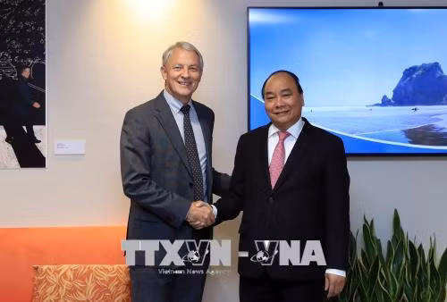 Thủ tướng Nguyễn Xuân Phúc gặp Thị trưởng thành phố Auckland, New Zealand ảnh 1