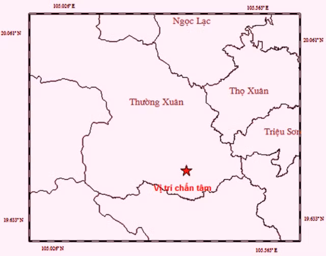 Động đất mạnh 3,0 độ richter ở Thường Xuân, Thanh Hóa ảnh 1